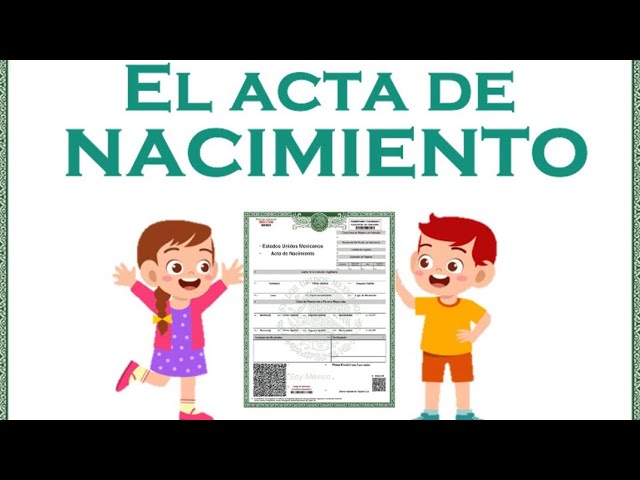ACTAS DE NACIMIENTO: DESCUBRE TU IDENTIDAD JUGANDO