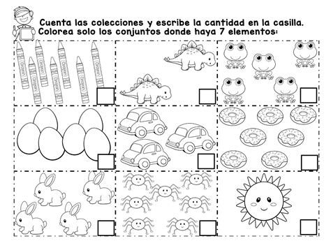 ACTIVIDADES DIVERTIDAS DE COLECCIONES PARA PREESCOLAR