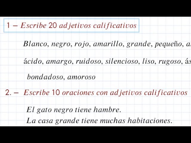 ADJETIVOS CALIFICATIVOS: EJEMPLOS Y ORACIONES CLAVE