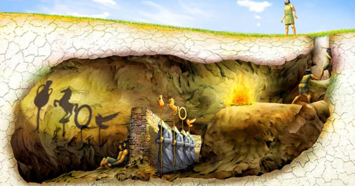 ALEGORÍA DE LA CAVERNA: RESUMEN y CLAVES ESENCIALES