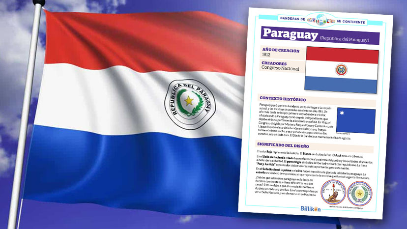 Bandera de PARAGUAY: Significado y Colorido Historia