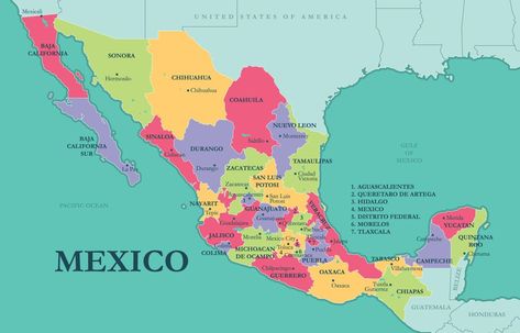 CAPITALES de las ENTIDADES de MÉXICO: ¡Descúbrelas!