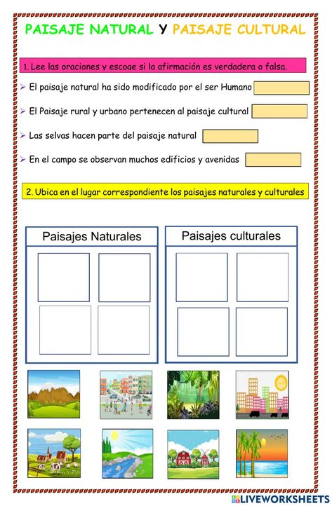 CARACTERÍSTICAS del PAISAJE CULTURAL: ¡Descúbrelas!