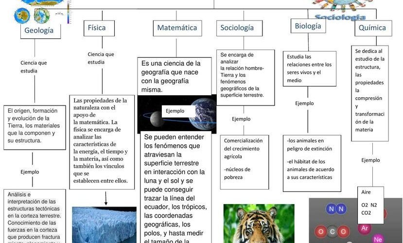 Ciencias AUXILIARES de la GEOGRAFÍA: ¡Descúbrelas!