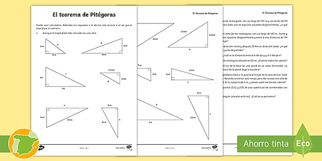 Cómo aplicar fácilmente el Teorema de Pitágoras con actividades
