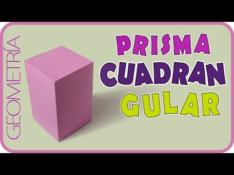 Cómo armar y crear figuras usando un prisma cuadrangular