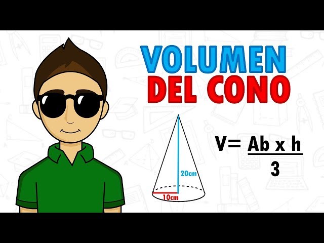 Cómo calcular el volumen de un cono en pasos simples y fáciles