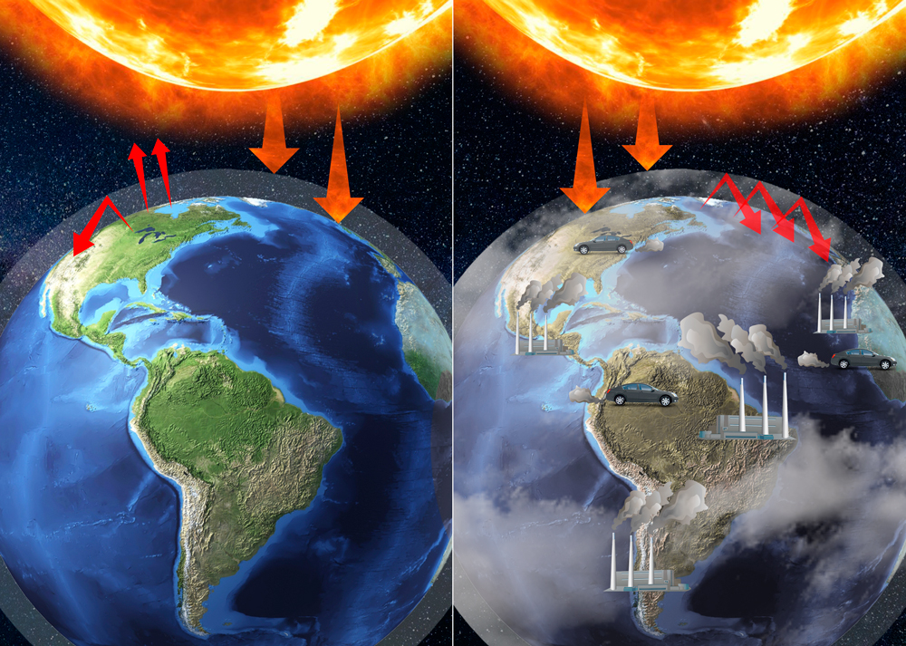 Cómo calientan los gases de la atmósfera nuestro planeta