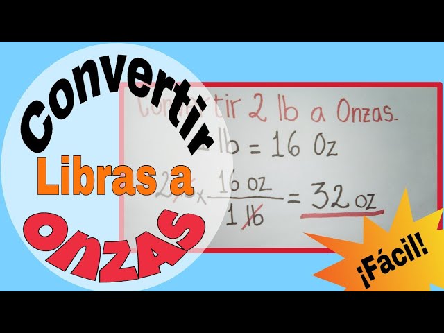 Cómo hacer la conversión sencilla de LIBRA a ONZA fácilmente