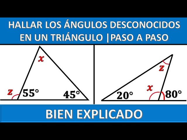 Cómo hallar el valor de un ángulo desconocido en geometría