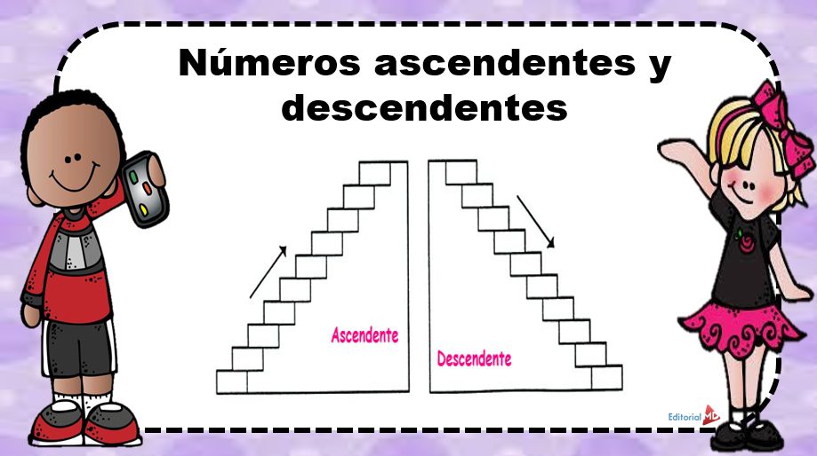 Cómo puedo entender los números ascendentes y descendentes