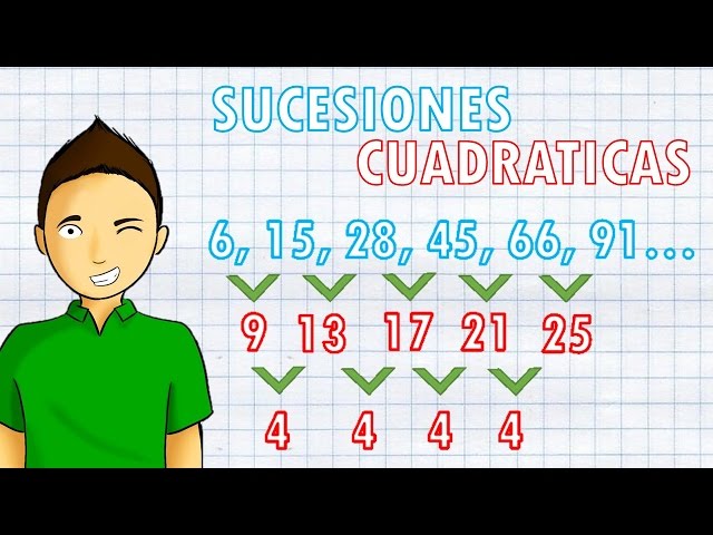 Cómo se crean expresiones generales fáciles para sucesiones