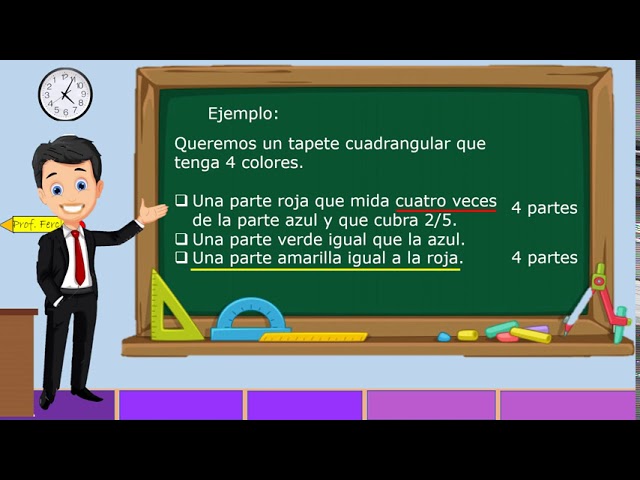 Cómo se fabrican tapetes fácilmente usando fracciones
