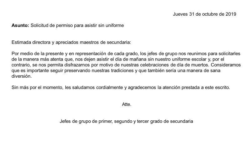 Cómo solicitar, aclarar y redactar cartas de manera formal