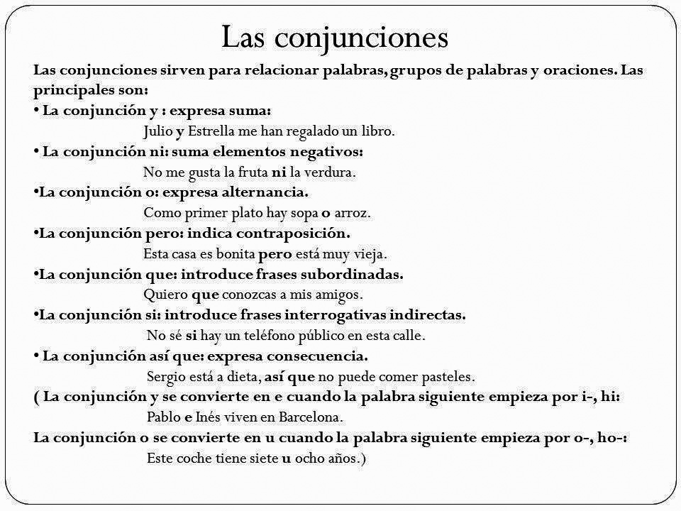 CONJUNCIONES DISYUNTIVAS: 20 Ejemplos IMPRESIONANTES