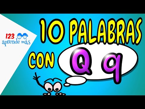 Conoces las 100 palabras que empiezan con que y qui