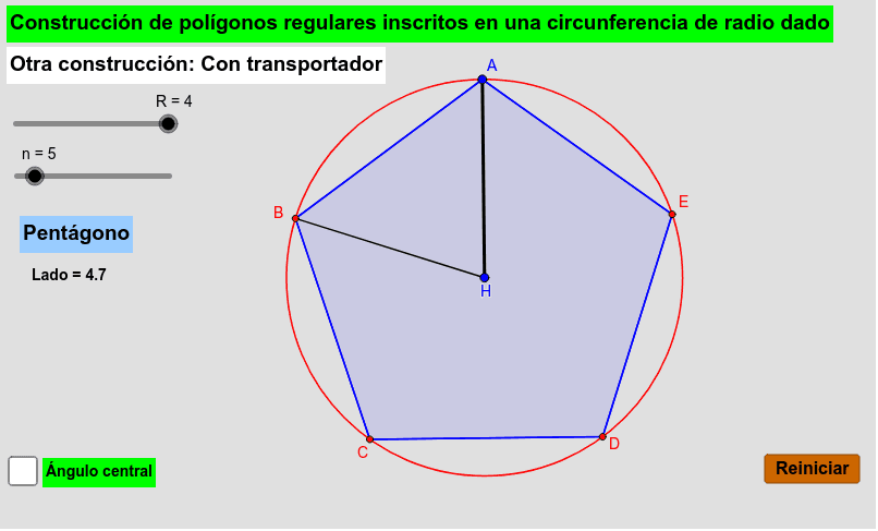 CONSTRUCCIÓN de POLÍGONOS REGULARES: ¡Descubre el Método!