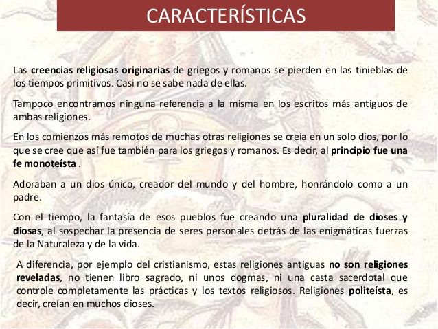 CRISTIANISMO: CARACTERÍSTICAS FUNDAMENTALES REVELADAS
