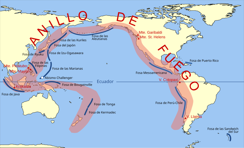 Cuál es el impacto global del Cinturón de Fuego en el planeta