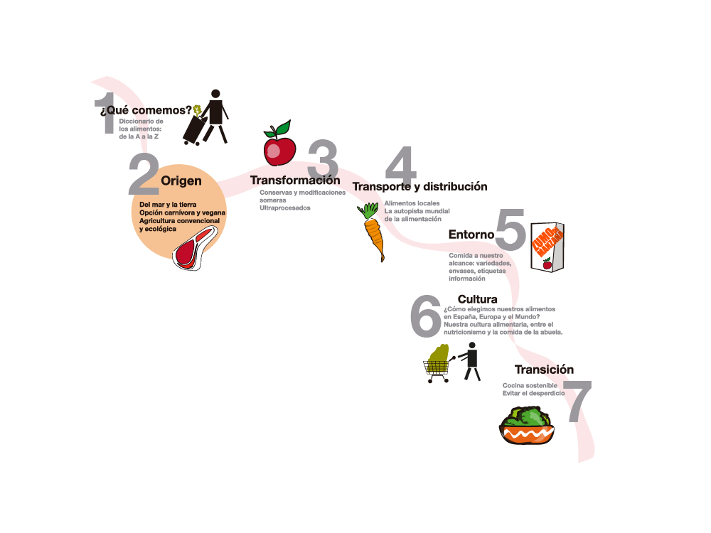 Cuál es el origen de la energía en los alimentos que comemos
