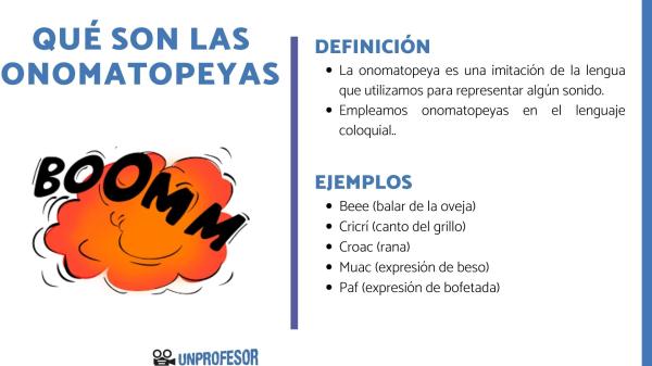 Cuál es el significado de la onomatopeya y qué ejemplos hay