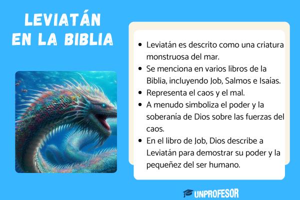 Cuál es el simbolismo y significado del Leviatán en la Biblia