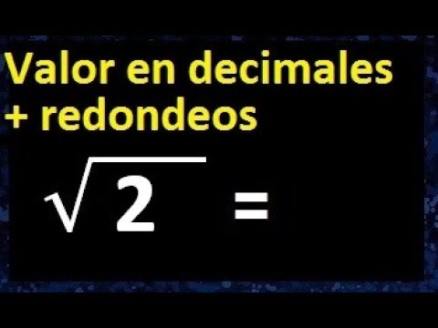Cuál es el valor real de la raíz cuadrada de 2 y por qué