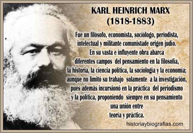 Cuál es la biografía, aportaciones y obras clave de Karl Marx