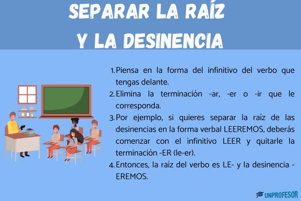 Cuál es la definición y concepto esencial de desinencias