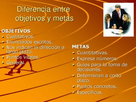 Cuál es la diferencia clave entre un META y un OBJETIVO