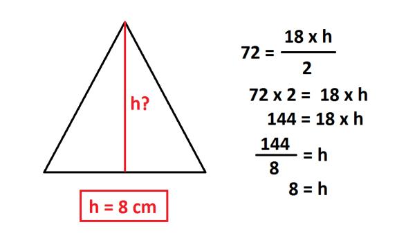 Cuál es la fórmula matemática para calcular la altura