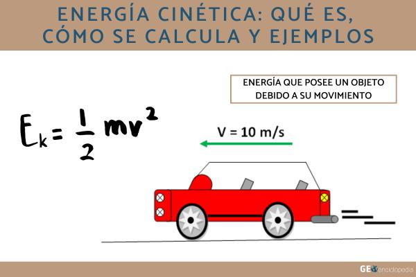 Cuál es la fórmula y ejemplos de energía cinética y sus tipos