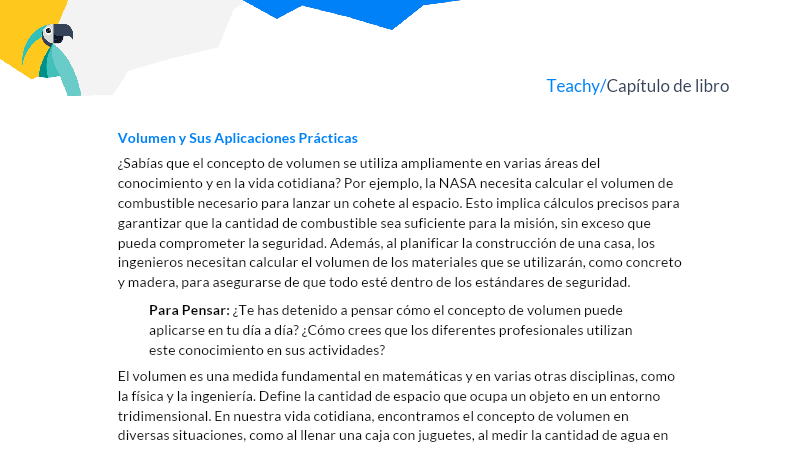 Cuál es la Importancia y aplicaciones del volumen en distintas áreas