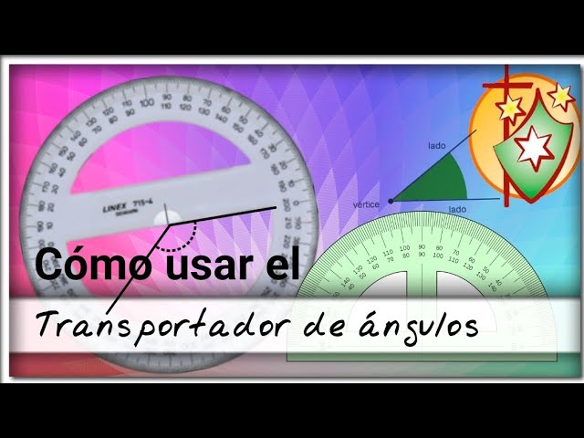 Cuál es la mitad de un transportador circular de 360 grados