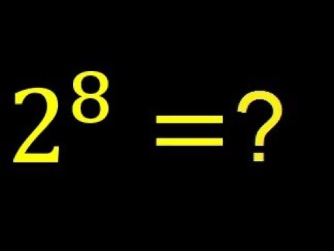 Cuál es la potencia de 2 elevado a 8 y cómo se calcula