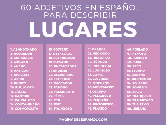 Cuáles son 50 adjetivos con P que realmente impresionan