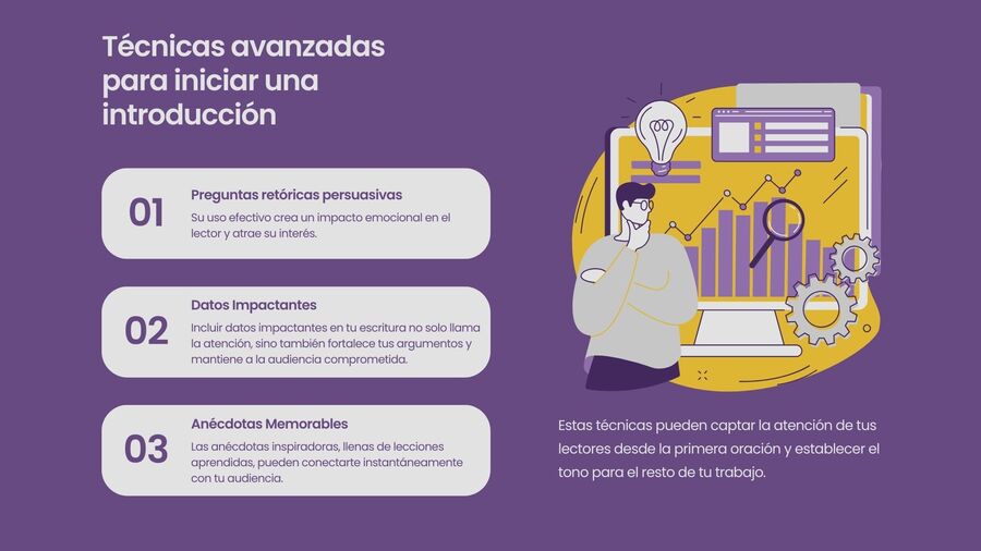 Cuáles son ejemplos claros y útiles para iniciar un trabajo