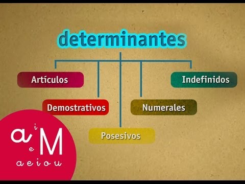 Cuáles son ejemplos útiles de determinantes demostrativos