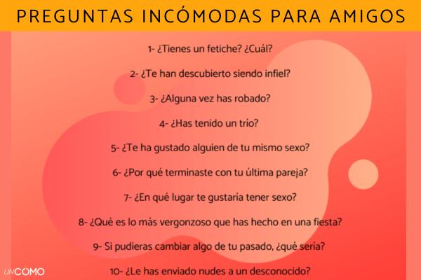 Cuáles son las 30 preguntas incómodas más reveladoras que existen