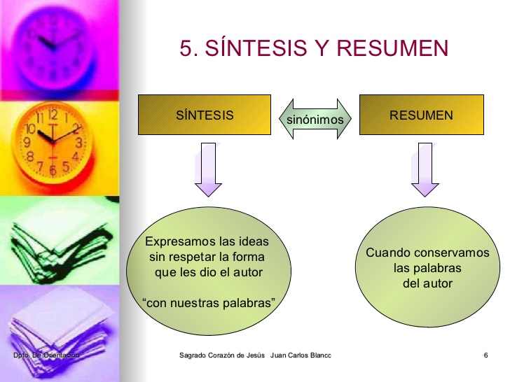 Cuáles son las diferencias clave entre resumen y síntesis