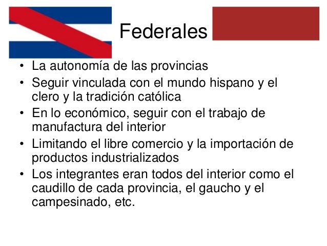 Cuáles son las diferencias clave entre UNITARIOS y FEDERALES
