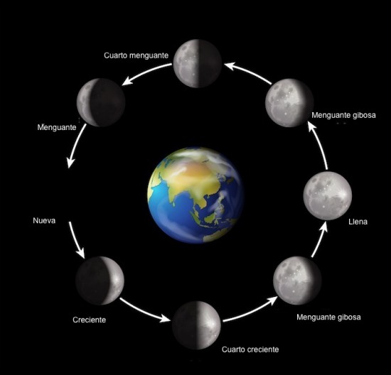 Cuáles son las fases de la luna y cómo influyen en su magia