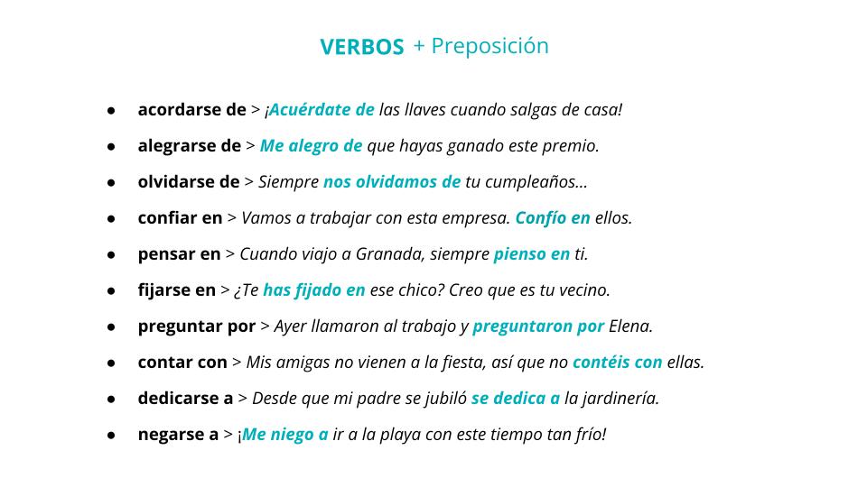 Cuáles son las frases útiles con preposiciones y ejemplos