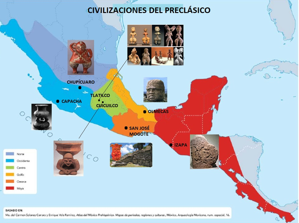 Cuáles son las principales culturas del periodo preclásico a analizar