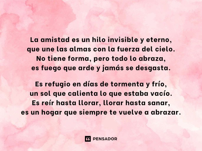 Cuáles son los 10 poemas más impactantes sobre la amistad