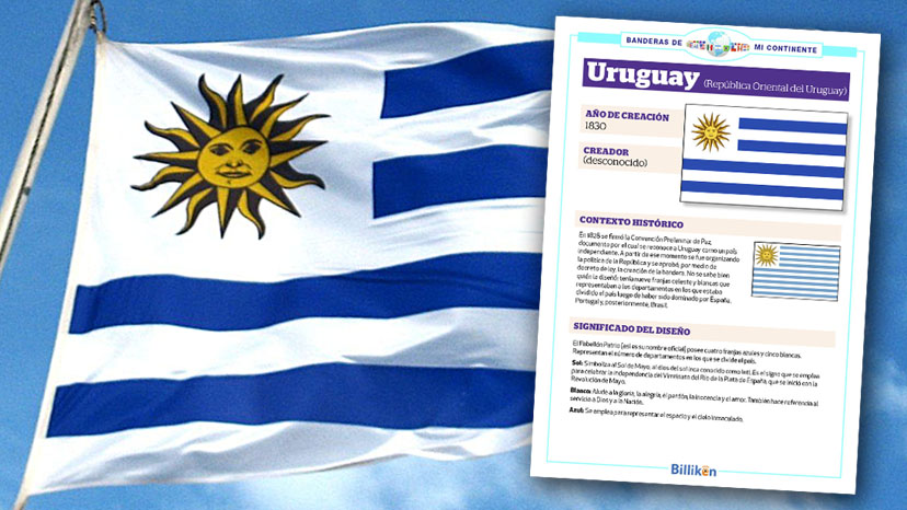 Cuáles son los símbolos de la Bandera de Uruguay y su significado