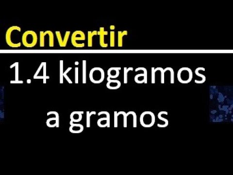 Cuánto es 1/4 de kilo en kilogramos (KG) y cómo se convierte