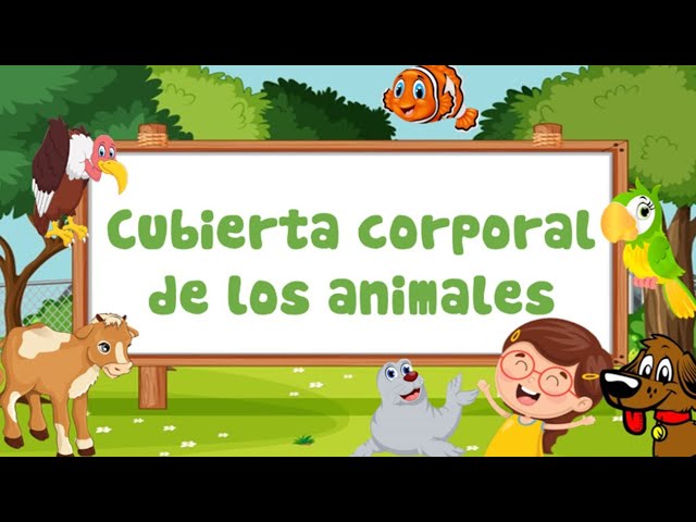 CUBIERTA CORPORAL: Qué elementos PROTEGEN a los ANIMALES