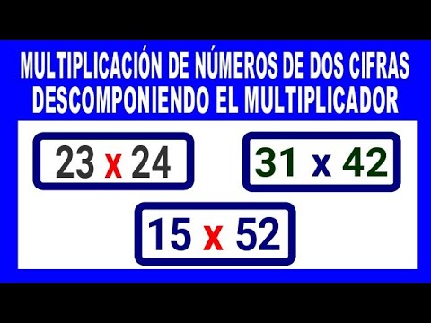 DESCOMPOSICIÓN de NÚMEROS: ¡Multiplica Fácil en 3°!