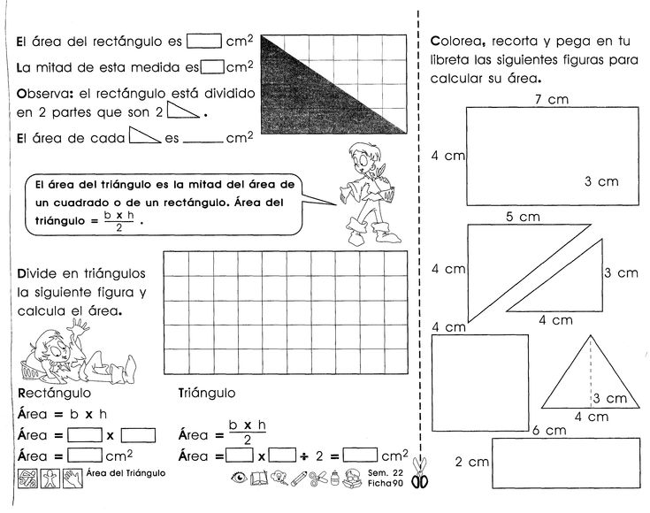 Ejercicios de ÁREAS y PERÍMETROS para Primaria PDF